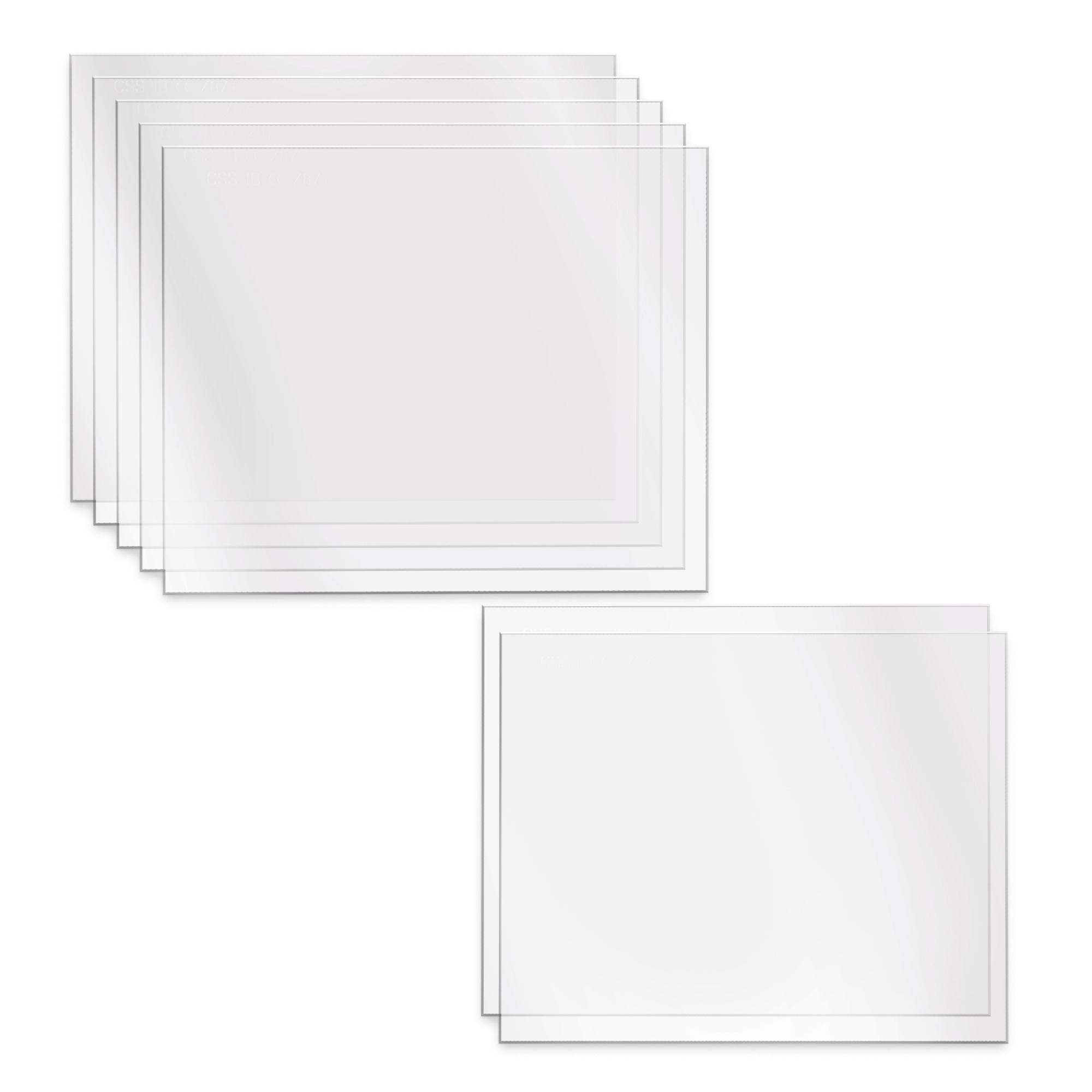 Hobart Replacement Welding Helmet Protective Lens Kit, 7-Pcs., Clear, Fits Hobart Pillar Series Auto-Darkening Welding Helmets, Model# 770848